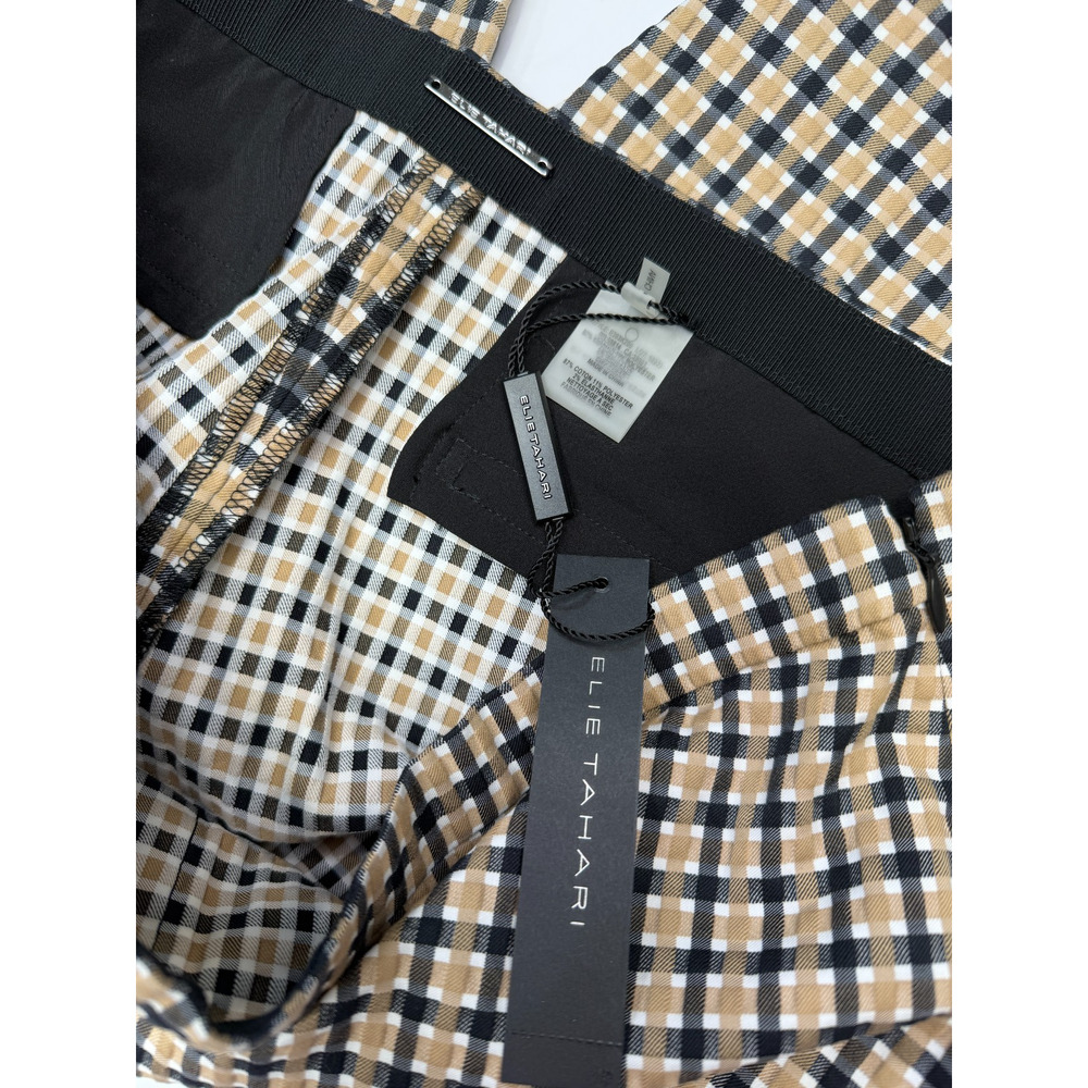 Elie Tahari Women's Plaid BREE Blazer & MARCIA Dress Pant Set Size 8 - Picture 6 of 8